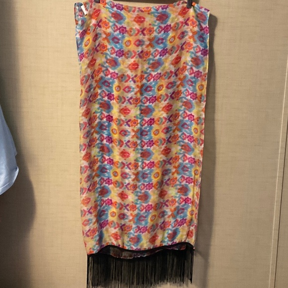 Colorful Floral Women's Scarf - Picture 1 of 11